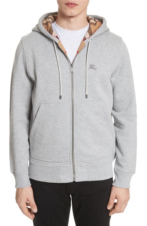 burberry hoodie zip up|Burberry white half zip pullover.